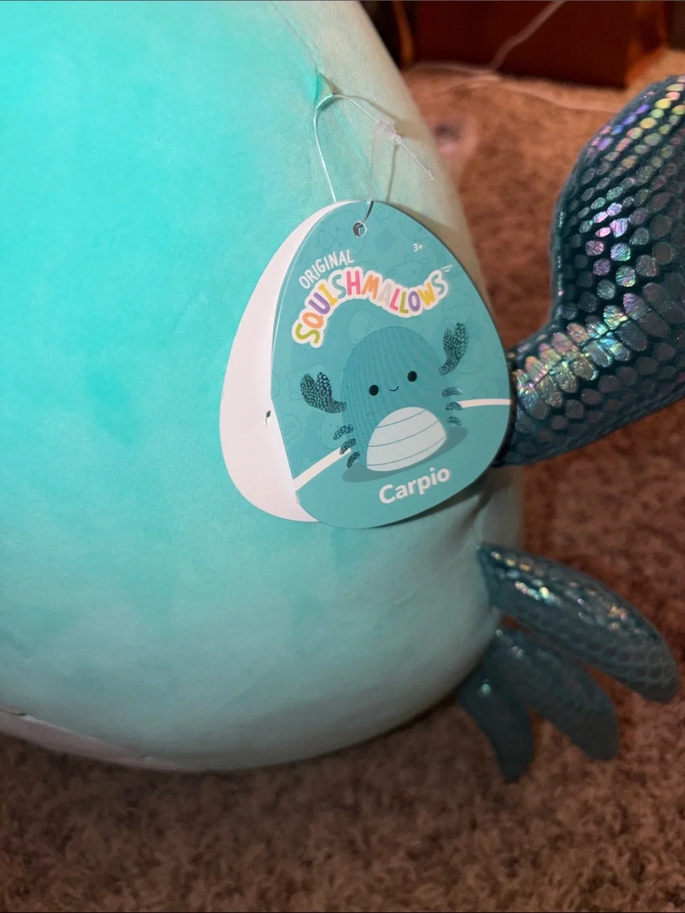 Squishmallows Wildlife Exotic Animal Squad Carpio the Teal Scorpion 12